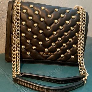 LOVE MOSCHINO- black and gold bag
